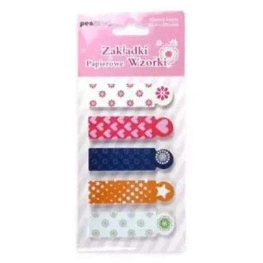 *61011 LAPJELÖLŐ 44x12mm 5*20l PenWorld 5 minta, 2 féle