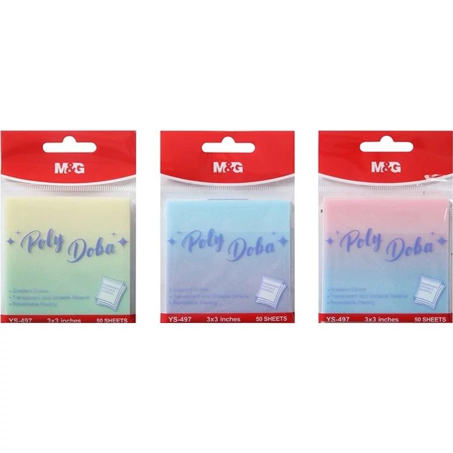 *61045 NOTES ÖNTAPADÓS M&G 76*76 Poly 50lap YS-497