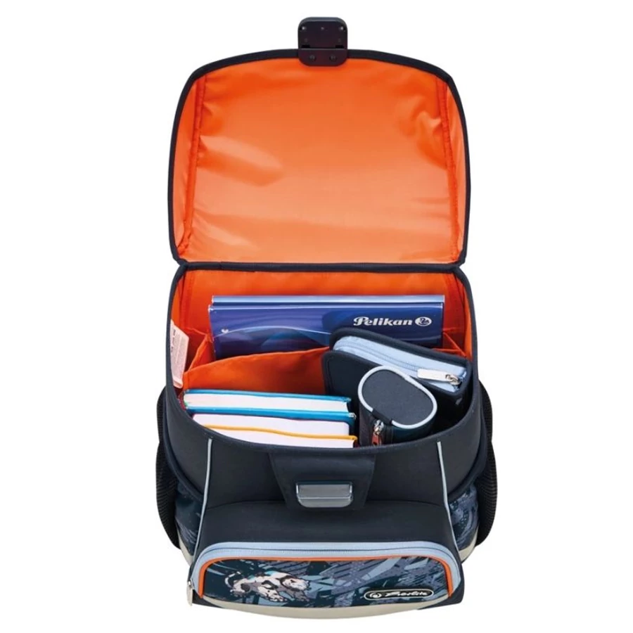 *61047 Iskolatáska HERLITZ Loop üres Tech Mech