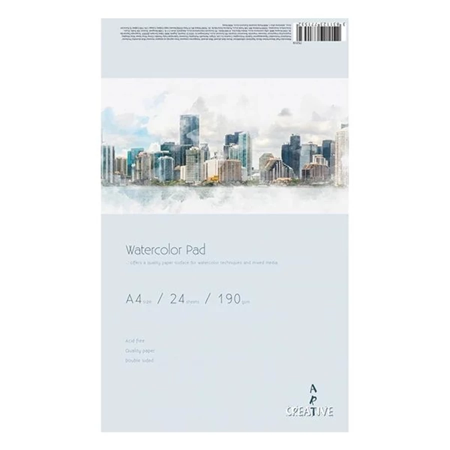*61050 RAJZLAPTÖMB AQVARELL A4 Creative 24ív/tömb 190gr 75319