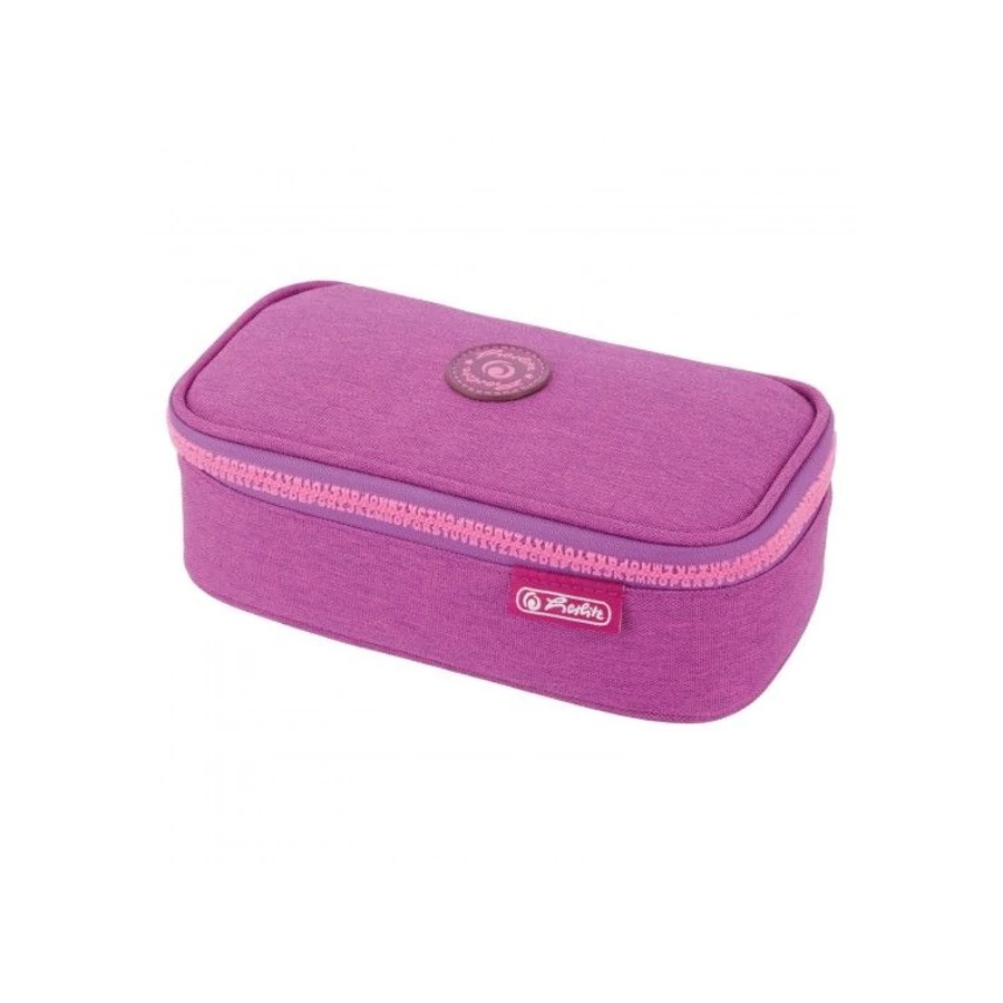 *61057 TOLLTARTÓ neszeszer HERLITZ ovál beatBox ABC zippes, egyszínű