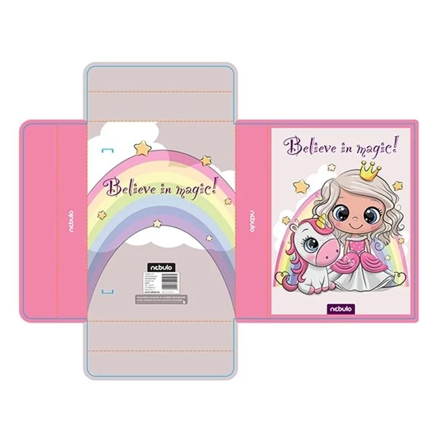 *61089 FÜZETBOX A5 NEBULO hullámkarton, vegyes minták