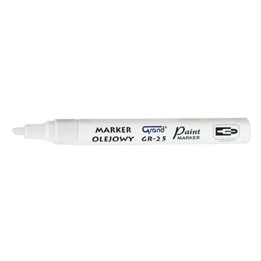 *61117 MARKER LAKKFILC GRAND  2-3mm  fehér CR-25
