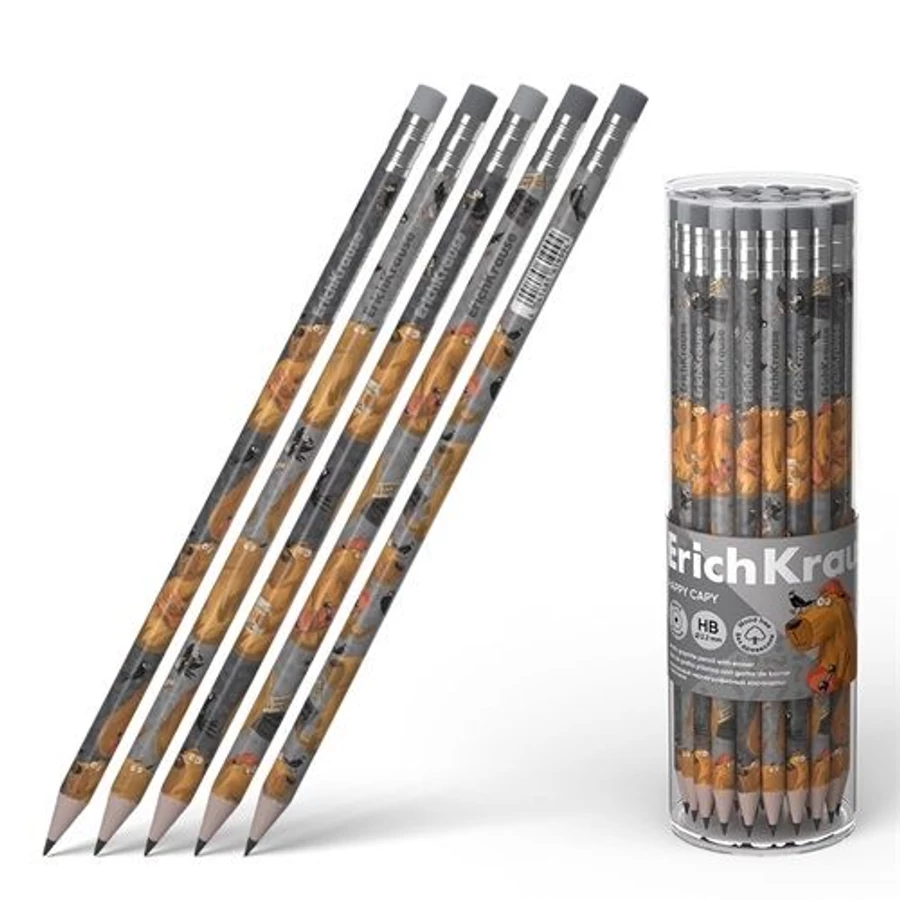 *61156 GRAFIT Erichkrause HB radíros Happy Capy  61999