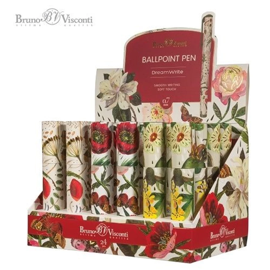 *61173 GTOLL Bruno Visconti Dreamwrite - Flora bloom flowers  0,7mm kék