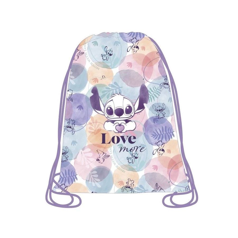 *61211 TORNAZSÁK COLORINO Stitch pasztell 33*42cm