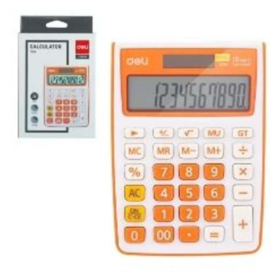 *61249 SZÁMOLÓGÉP asztali DELI 1238 12dig színes