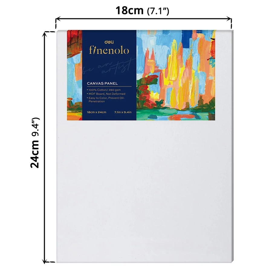 *61262 FESTŐVÁSZON 18*24cm panel DELI Canvas Finenolo