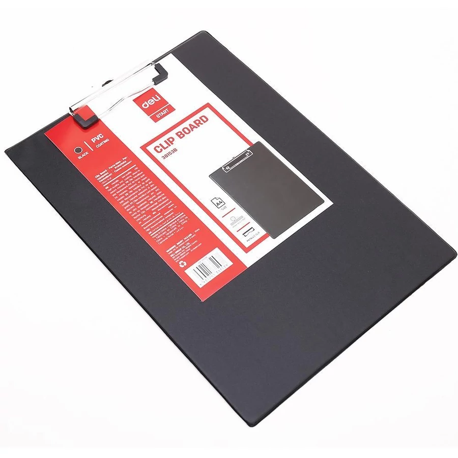 *61281 FELIRÓTÁBLA A4 DELI PVC fekete