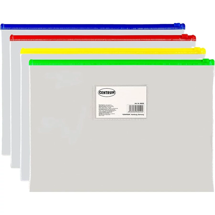 *61331 IRATTASAK A4 CENTRUM PP zippes  80029