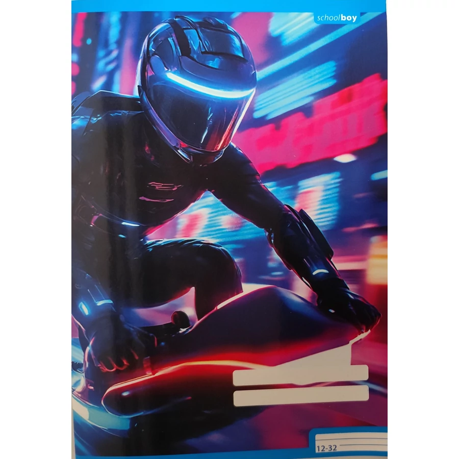 *61361 FÜZET A5 pd  3.oszt. 12-32 School Boys Biker