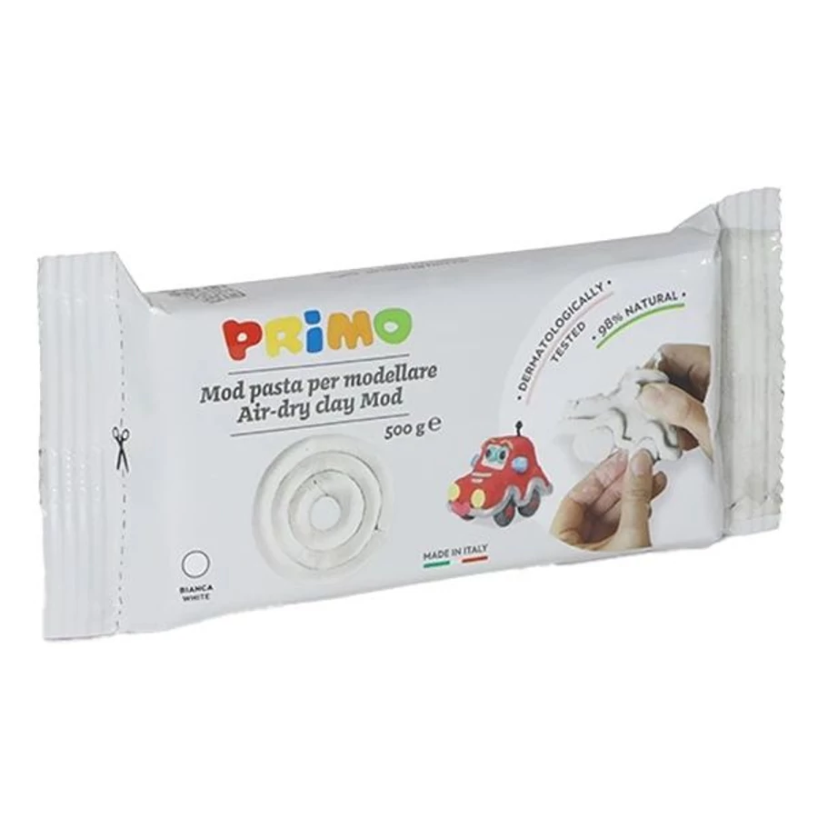 *61370 MODELLEZŐ GYURMA PRIMO 500gr fehér levegőn száradó