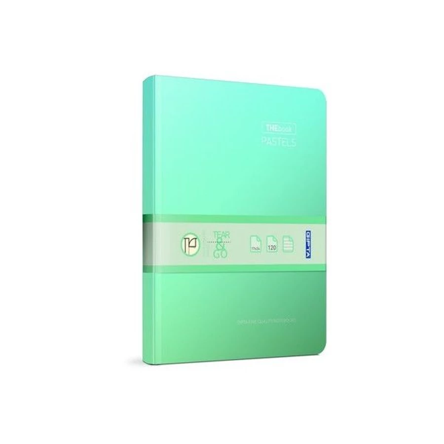 *61381 BEÍRÓFÜZET GIPTA Thebook Pastels = 200l 20*28cm keményfed. reg. 3304