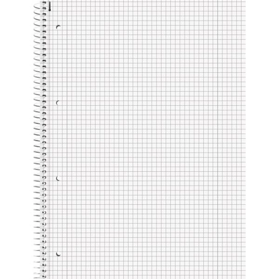 *61429 FÜZET spirál A4 BRUNNEN kockás perf., lyukasztott 80lap Leveles