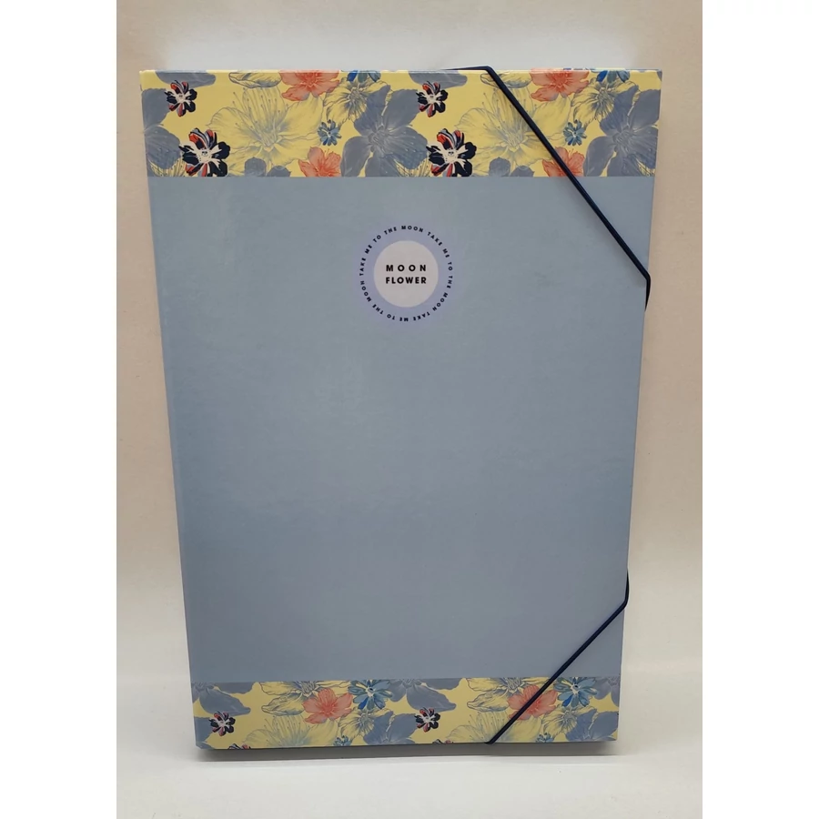 *61487 FÜZETBOX A4 AMBAR Moonflower