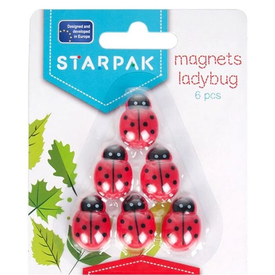 *61525 MÁGNES 2,5cm STARPAK Katicás 6db/bliszt.