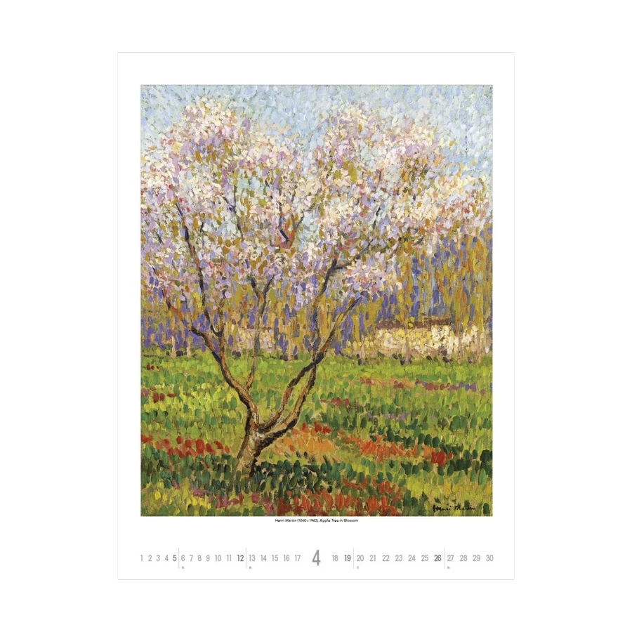 *61700 FALINAPTÁR 2026 művész Gardens Impressionism SG  42*56cm