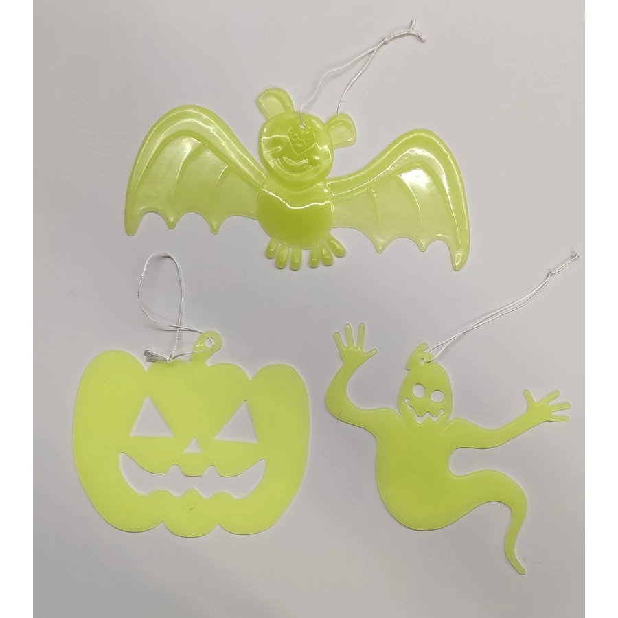 *61731 DEKOR Halloween világítós tök, szellem, denevér akasztható