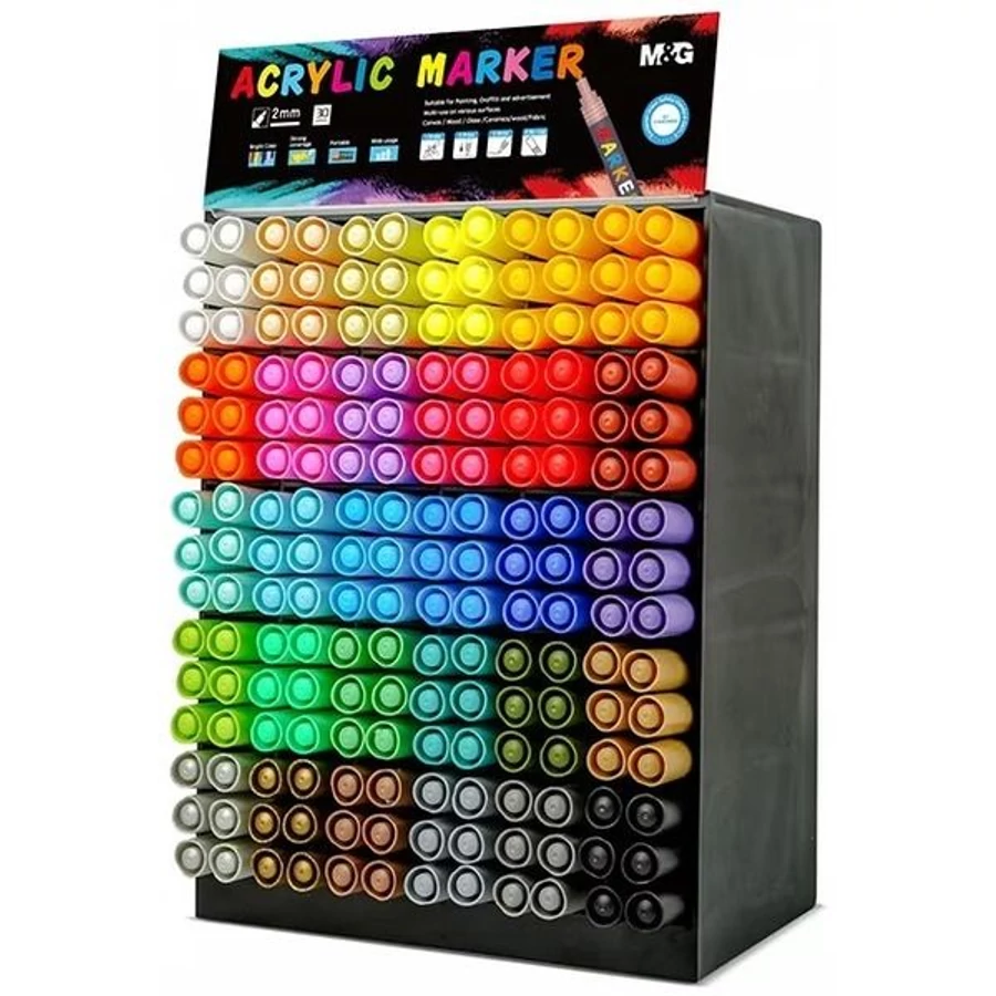*61733 MARKER AKRIL M&G 2mm 30 szín