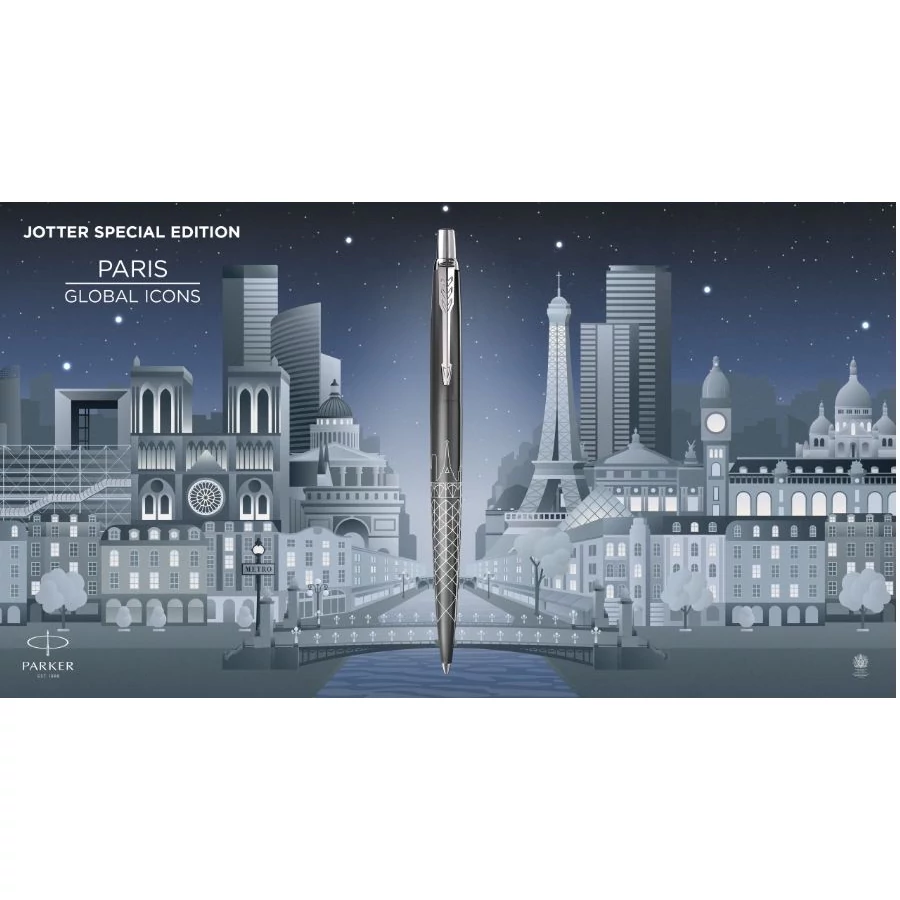 *61788 Parker Jotter Royal golyóstoll Special Edition Paris ezüst klipsz 2221601