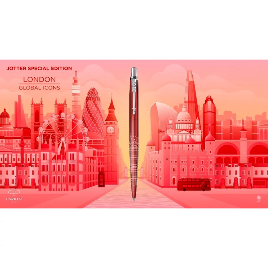 *61789 Parker Jotter Royal golyóstoll Special Edition London ezüst klipsz 2221603