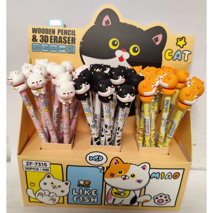 *61791 GRAFIT QX cicás-halas, cica radírral