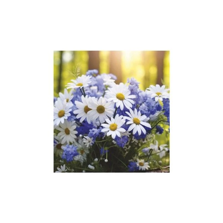 *02987 FALINAPTÁR 2026 Virágcsokrok T094-04 spirálozott 22*33cm