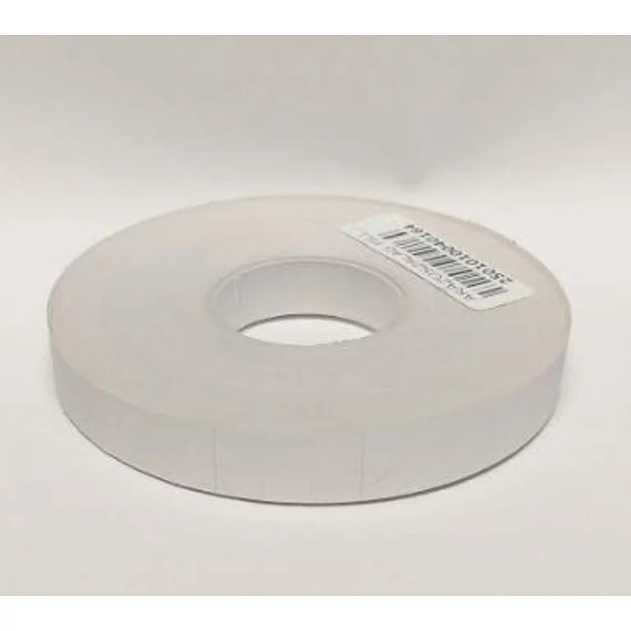 ÁRAZÓSZALAG PILLE 10*18,6 egysoros fehér 1375db/tek