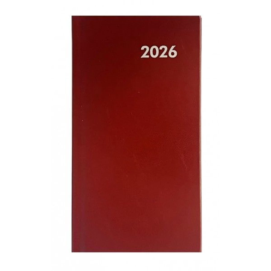*10041 ZSEBNAPTÁR 2026 heti haránt Szekszárd fekvő standard
