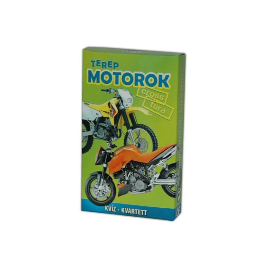 KÁRTYA kvartett AUTÓS-MOTOROS KVIZ (Terepmotorok)