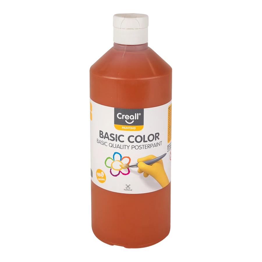 *27151 TEMPERA üveges 500ml Creall Basic alap / pasztell szinek