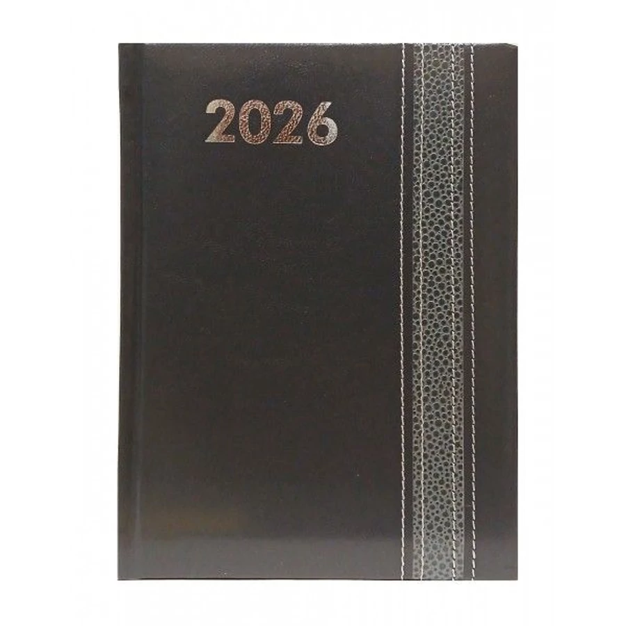 *30387 HATÁRIDŐNAPLÓ 2026 B6 napi Szekszárd varrott Rebel agenda