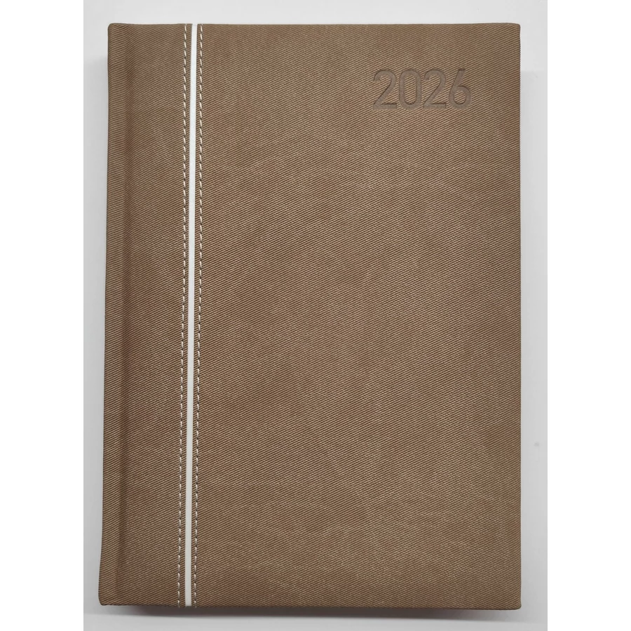 *33229 HATÁRIDŐNAPLÓ 2026 A5 napi OFFICE 21 függ. varrott kétszínű