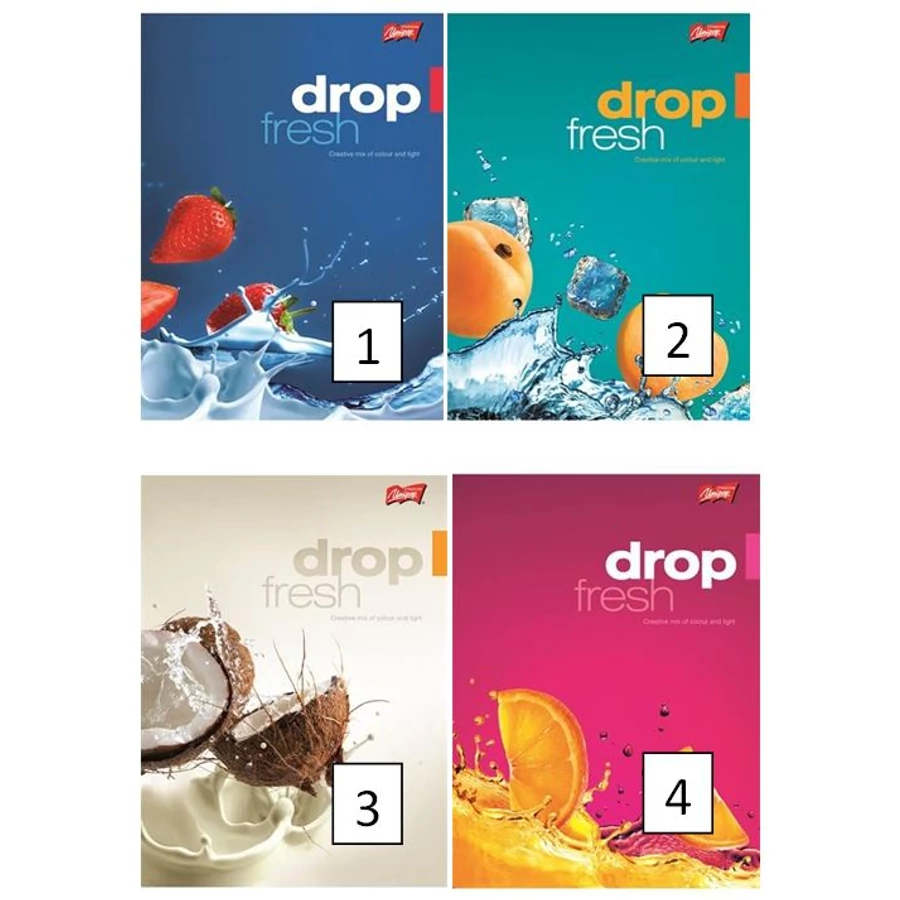 FÜZET A4 UNIPAP kockás 32lap"Fresh Fruit"