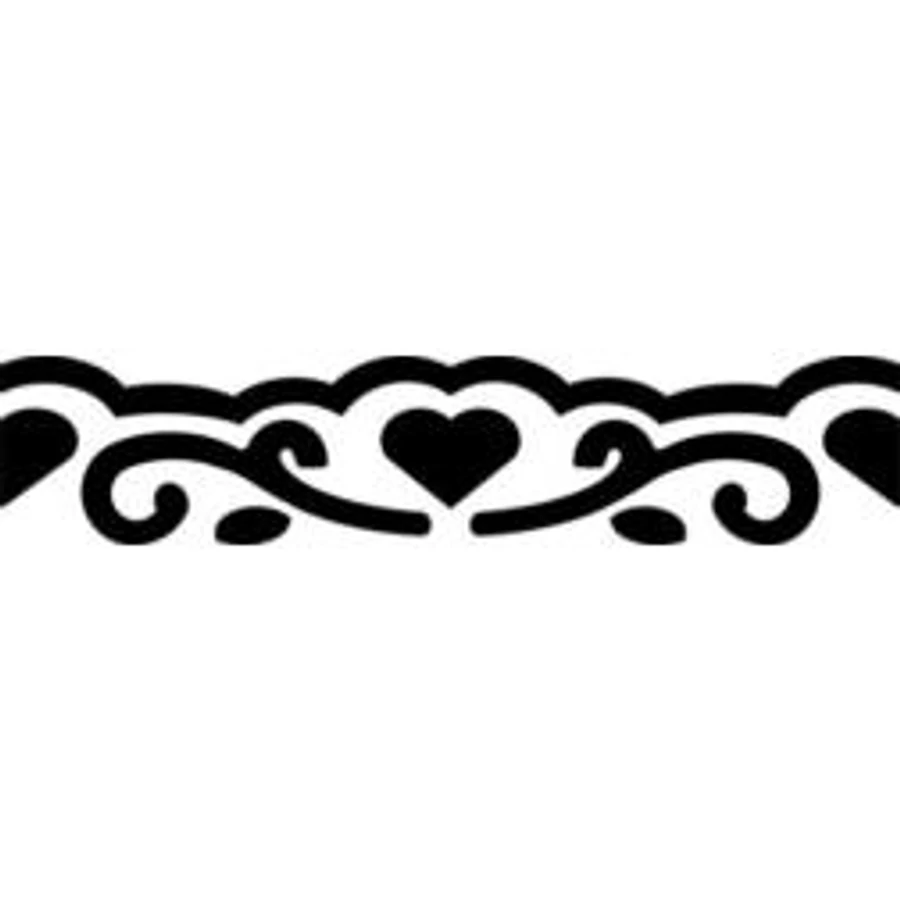 KREATÍV lyukasztó CRE ART sorminta  bordűr (szívek2, TLYFO246)