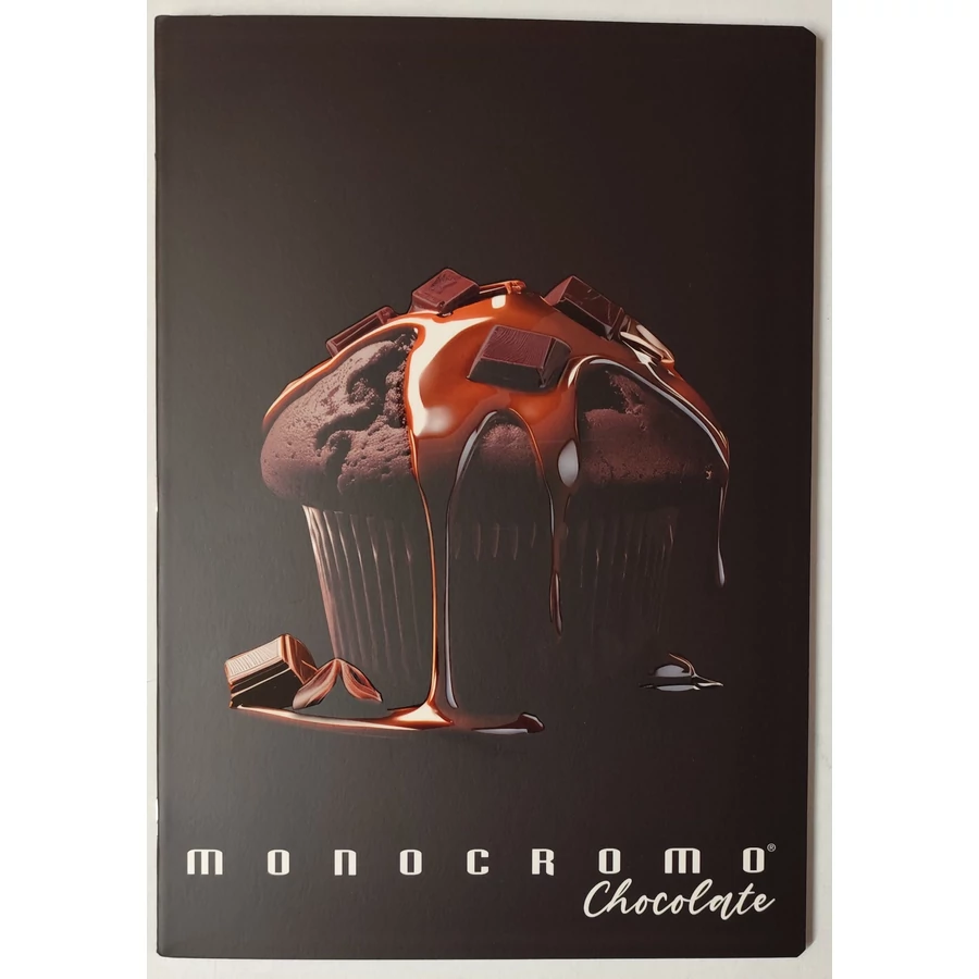 FÜZET A4 PIGNA kockás 38lap Monocromo Chocolate