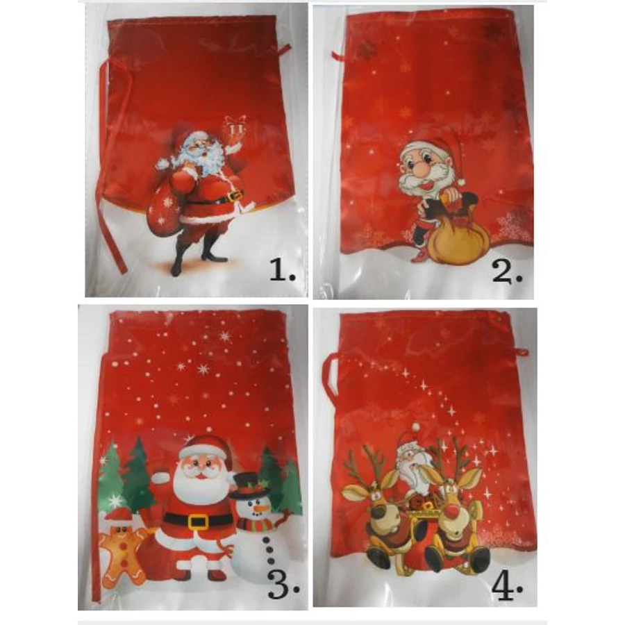 MIKULÁS TASAK 18*28cm poliészter szövet