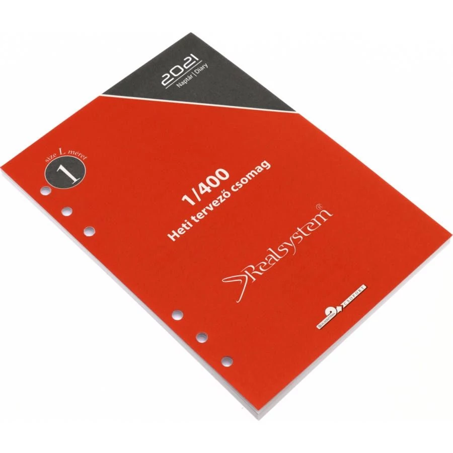 NAPTÁR BETÉT Realsystem A5 heti 1/400