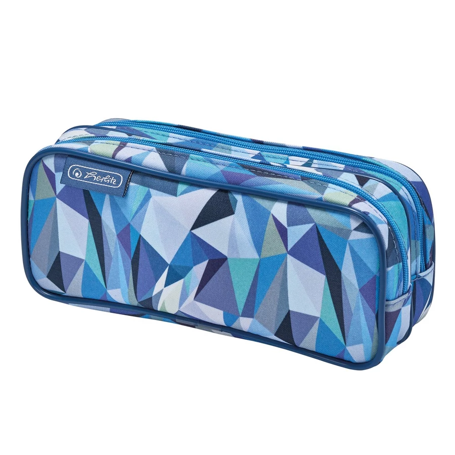 TOLLTARTÓ neszeszer HERLITZ dupla Wild Animals (Blue, 50026616)