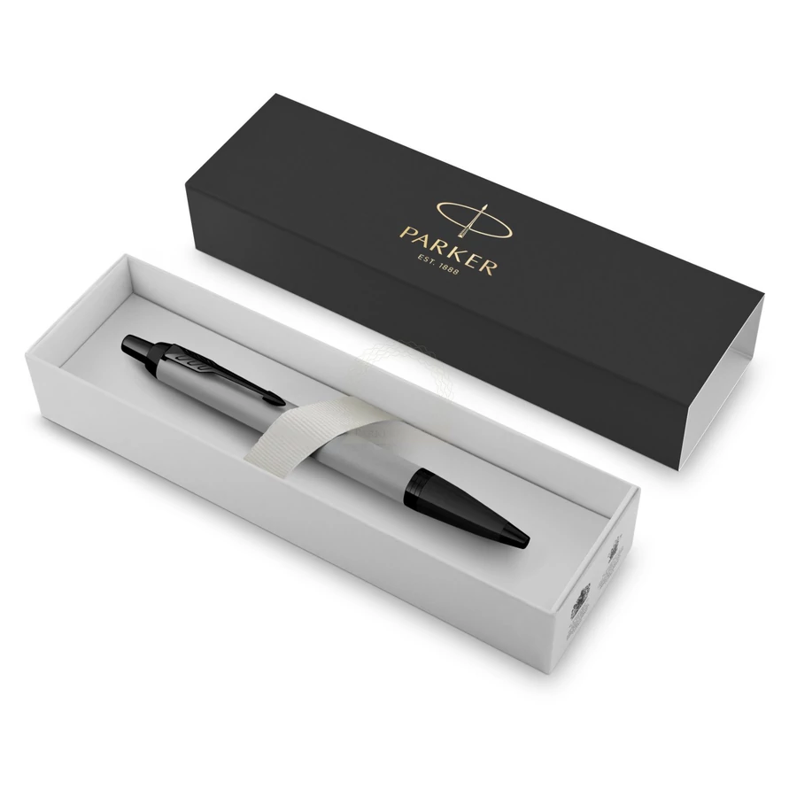 Parker I.M. Royal Black Edition gtoll matt szürke, fekete klipsz 2127752