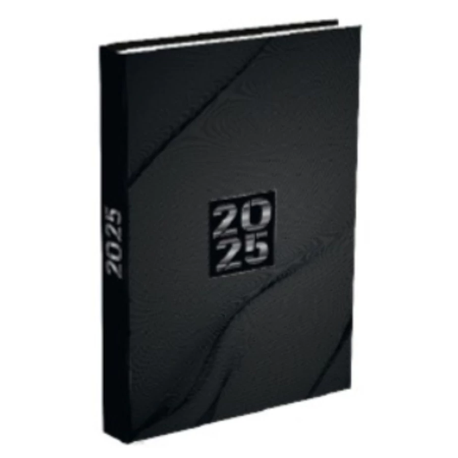 *52718 HATÁRIDŐNAPLÓ 2025 A5 napi T-Calendar mintás  Soft Touch+UV