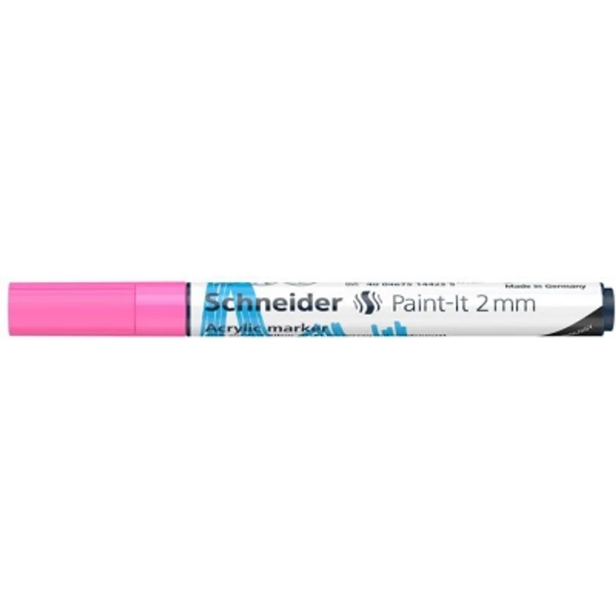MARKER Akril 2mm SCHNEIDER "Paint-It 310" (rózsaszín, TSC310R)