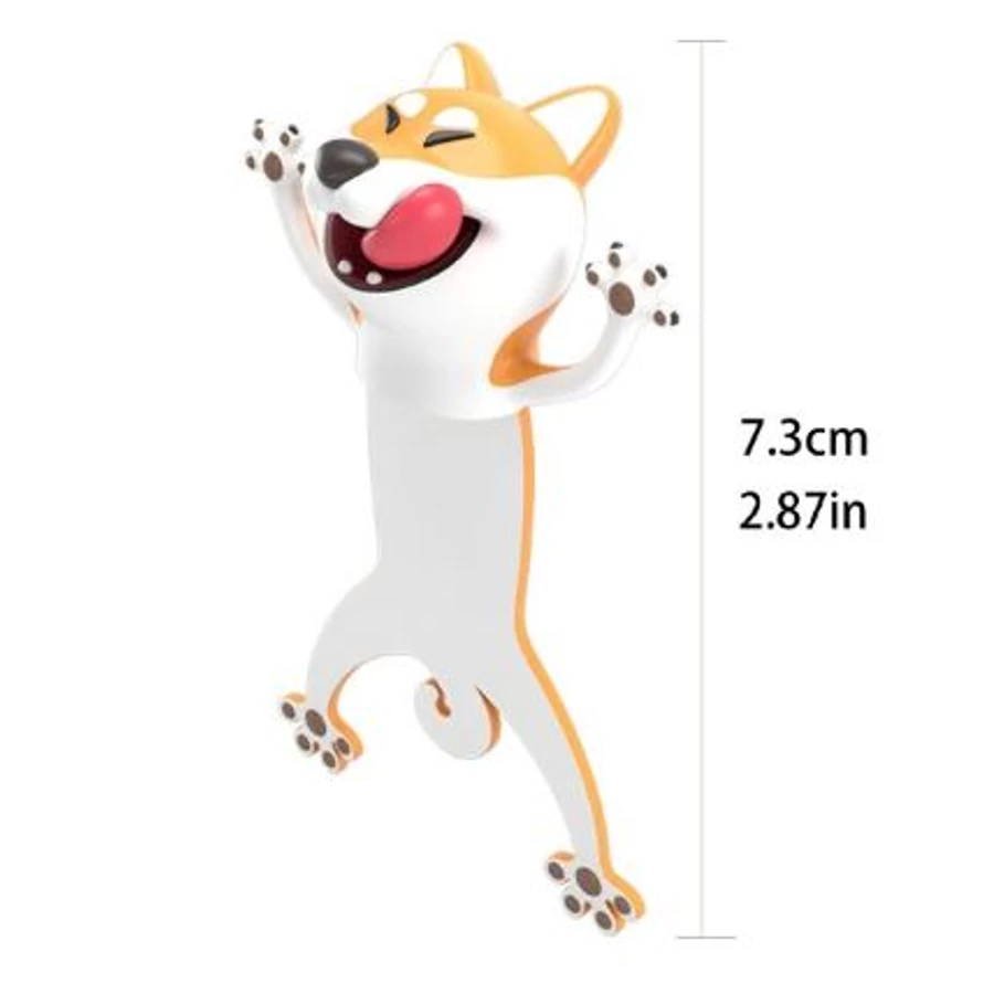 KÖNYVJELZŐ műa. 3D állatfigurás (róka, 5)