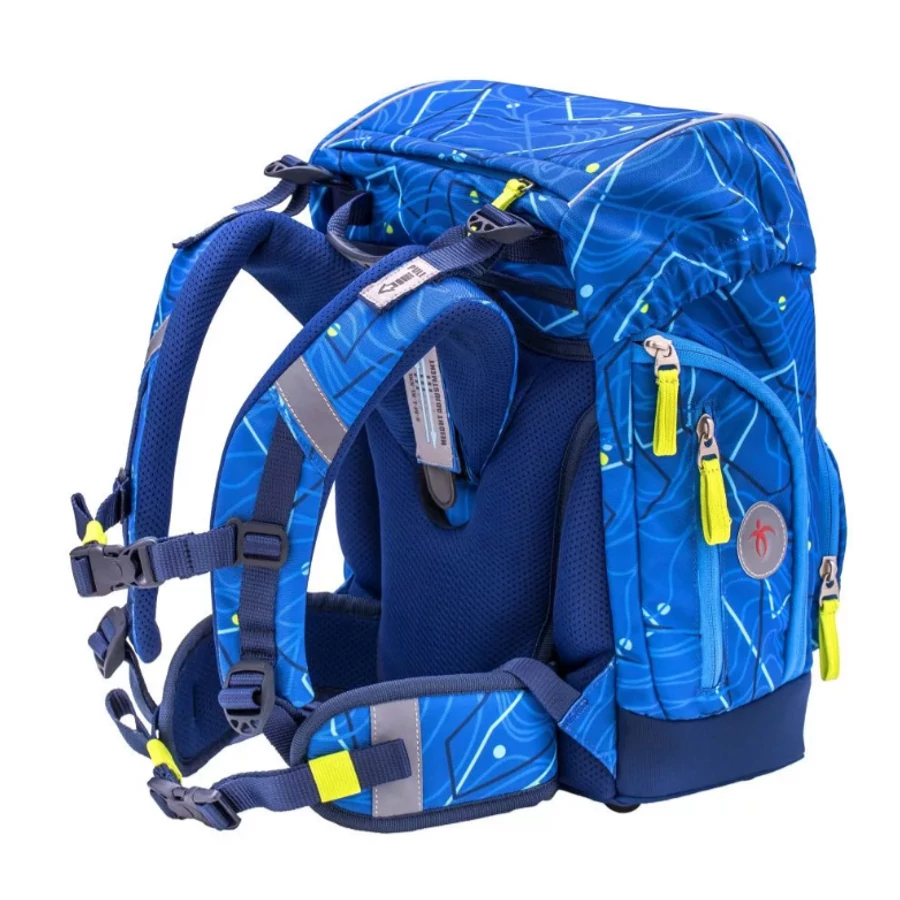 HÁTITÁSKA szett BELMIL Comfy22 táska, tolltartó, tornazsák  405-73 (Abstract Lime Green, RCCC0127)