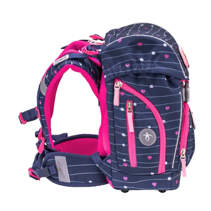 HÁTITÁSKA szett BELMIL Comfy22 táska, tolltartó, tornazsák  405-73 (Simple Heart 2, RCCC0124)