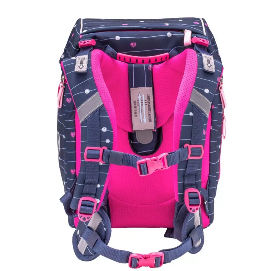 HÁTITÁSKA szett BELMIL Comfy22 táska, tolltartó, tornazsák  405-73 (Simple Heart 2, RCCC0124)