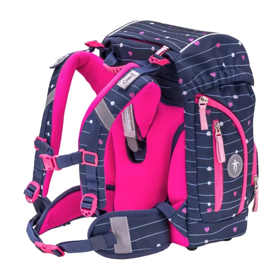 HÁTITÁSKA szett BELMIL Comfy22 táska, tolltartó, tornazsák  405-73 (Simple Heart 2, RCCC0124)