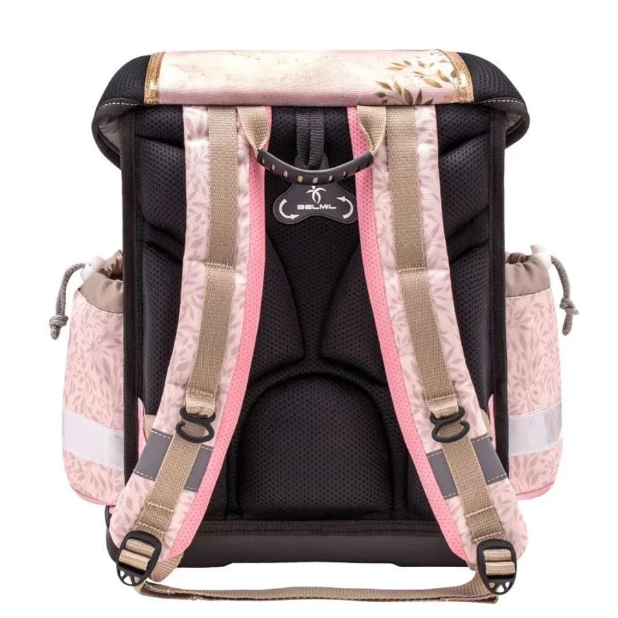 Iskolatáska szett Belmil2 Classy22 merev falú, tolltartóval, tornazsákkal  403-13 (Horse Chestnut, RCHX0131)