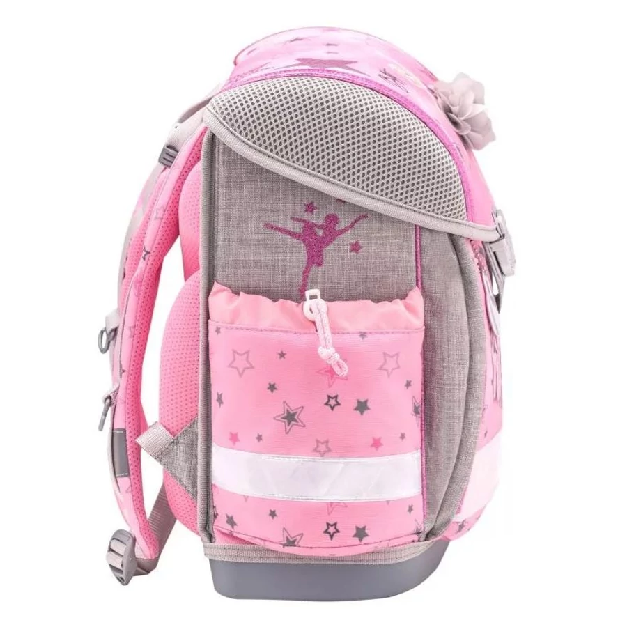 Iskolatáska szett Belmil2 Classy22 merev falú, tolltartóval, tornazsákkal  403-13 (Balett Ligt Pink, RCHX0129)