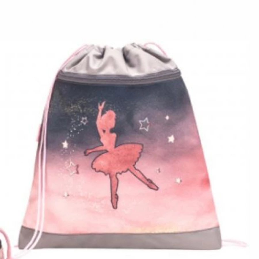 Iskolatáska szett Belmil2 Classy22 merev falú, tolltartóval, tornazsákkal  403-13 (Ballerina Black Pink, RCCC0061)